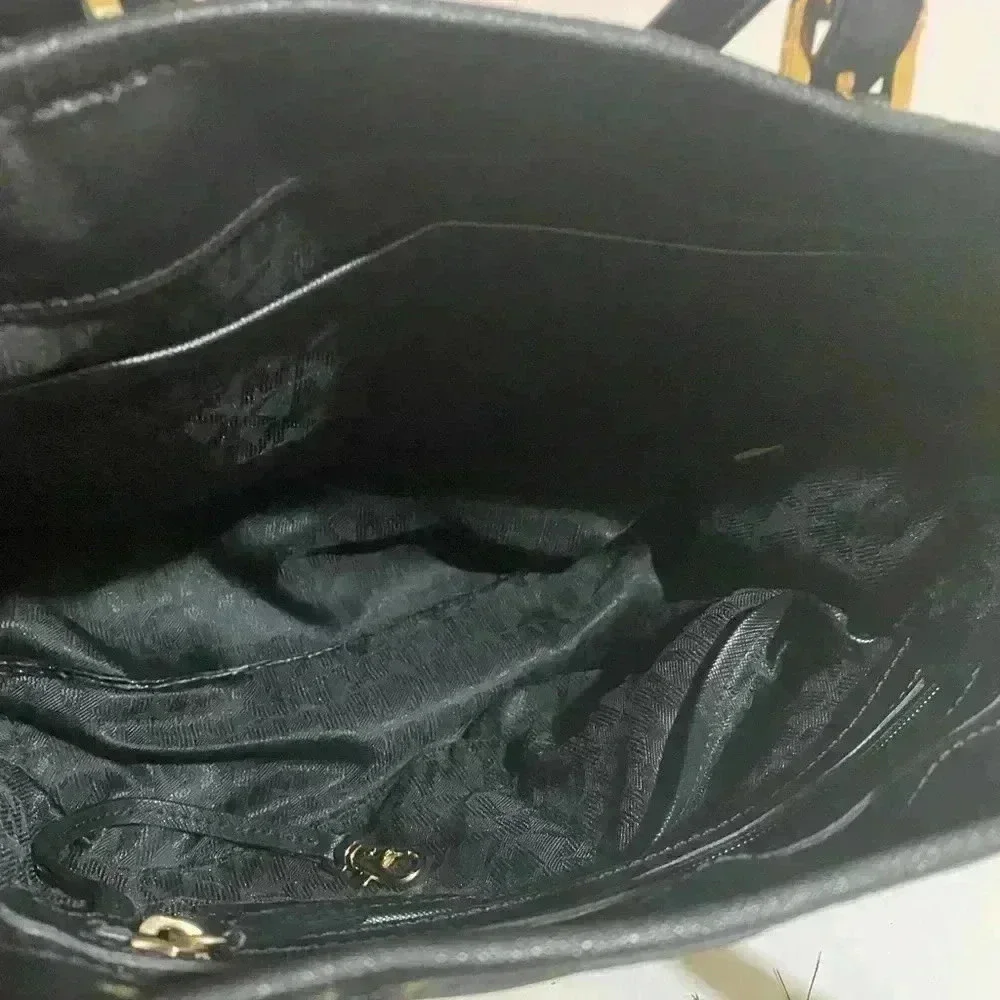 Michael kors Black saffiano leather hobo handbag